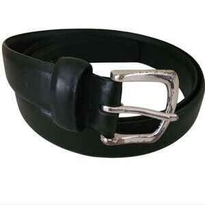 dockers full grain leather belt mens black size 42